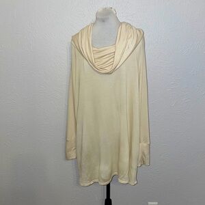 Agnes & Dora Convertible Cowl Neck Tunic Clay NWT Large (12/14)